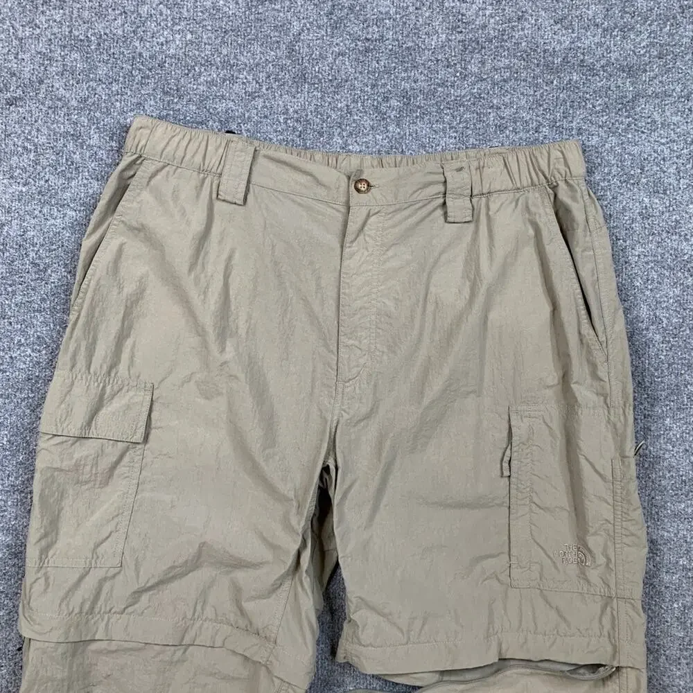The North Face Pants Mens XL Stow Pocket Convertible Zip Off Cargo Shorts Hiking
